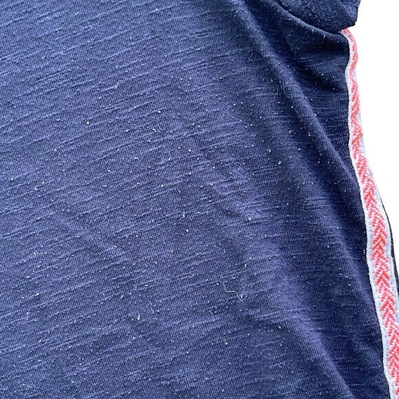 Summer & Sage Navy Short Sleeve V-Neck Tunic Top – Size L - Picture 7 of 10